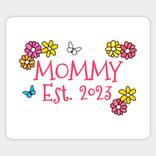 Mommy Est 2023 Mother's Day Mothering Sunday Sticker